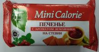 Печенье Mini Calorie Земляничное с экстрактом стевии б/сах 100