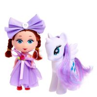 Кукла с пони Сказочный пони н-р цвета МИКС 4897074