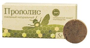 Прополис пчелиный натуральный 5,0 инд.уп.
