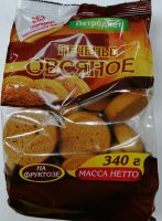 Печенье Петродиет Овсяное на фруктозе 340,0