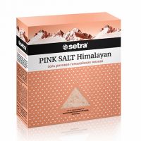 Соль пищевая каменная розовая  гималайская натуральн Мелкая  500,0 коробка