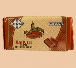 Вафли Вереск на сорбите Какао-шоколадные 105,0