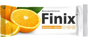 Батончик Finix Финиковый Апельсин+арахис Б/С 30г