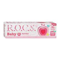 Зубная паста R.O.C.S Baby (0-3 лет) нежный уход яблоко 45,0